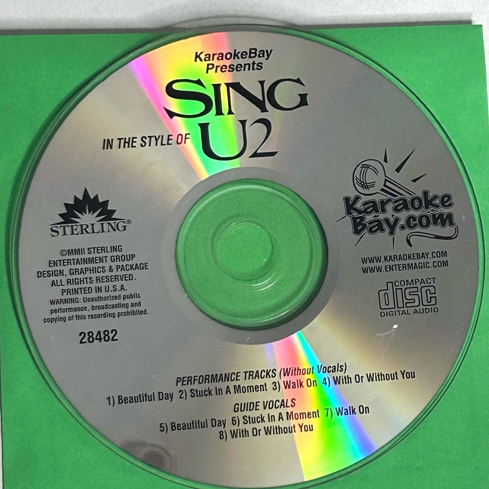 U2 Karaoke Bay CD+G (CDG) | Sing the Hits | Pre-Owned Tested